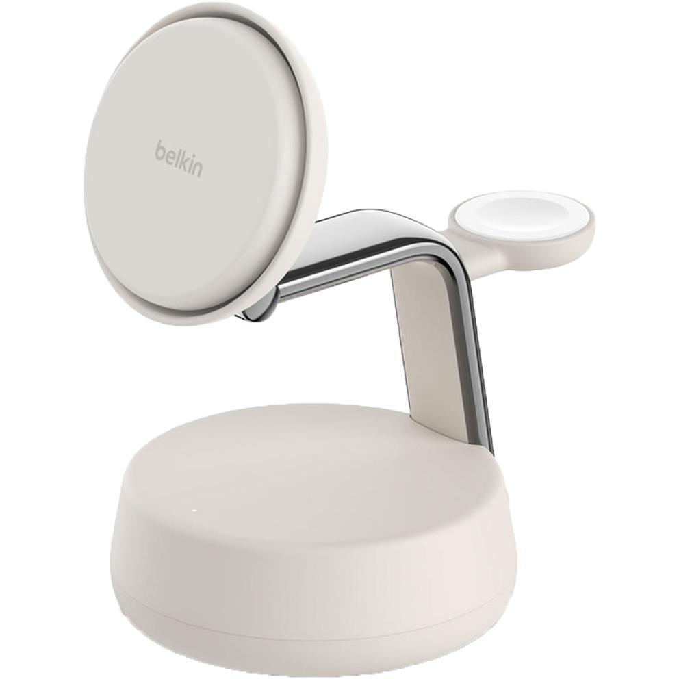 Беспроводное зарядное устройство Belkin UltraCharge Pro 3в1 25Вт Sand (WIZ040KQSD) фото