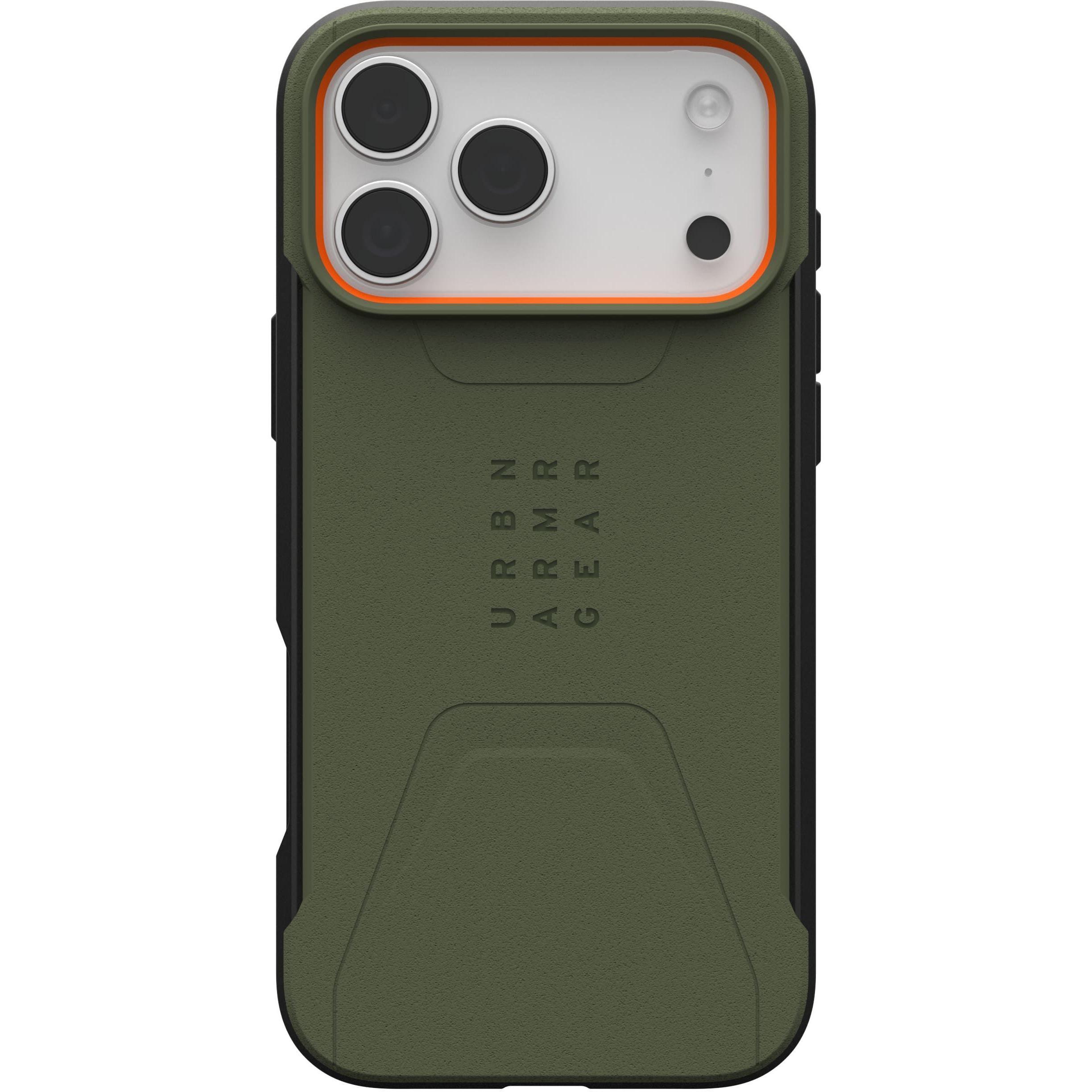 Чехол UAG для Apple iPhone 17 Pro Max Civilian MagSafe Olive/Orange (114546117297) фото 1