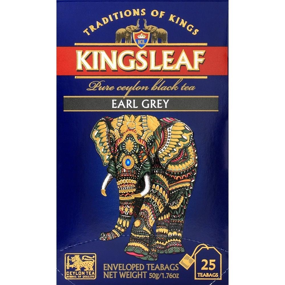 Чай чёрный Kingsleaf Earl grey конверт 25 шт фото 1