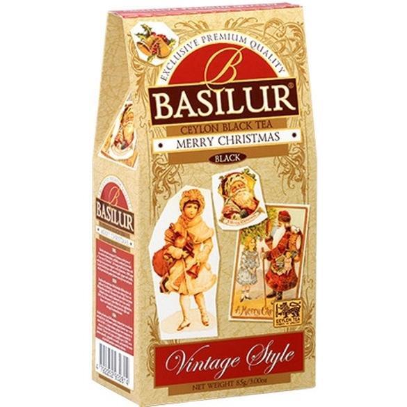 Чай чёрный Basilur Счастливого Рождества коллекция винтаж 85 г фото 1