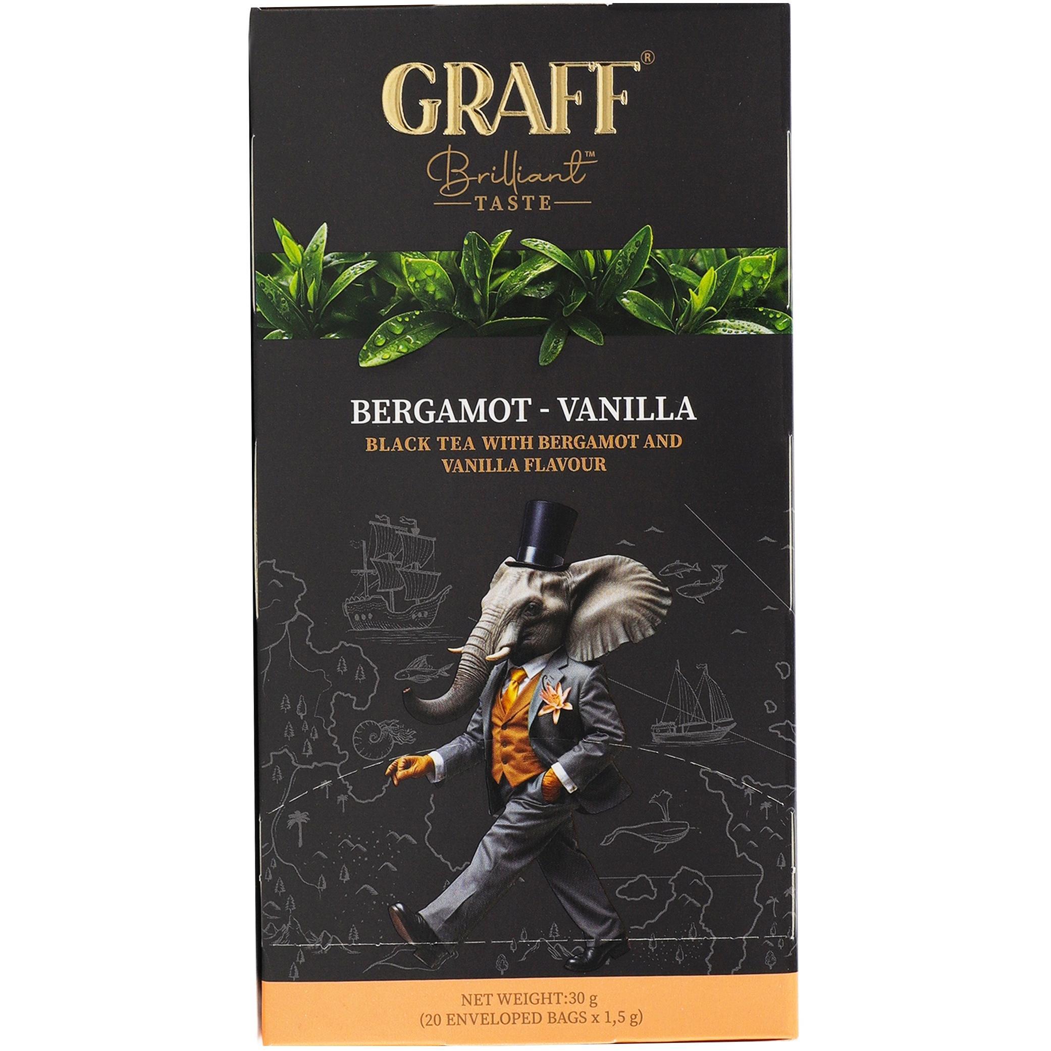 Чай чёрный Graff Бергамот и ваниль 20 шт фото 1