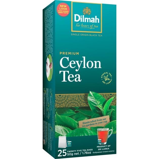 Чай Dilmah Премиум с ярлыком 25 шт фото 1