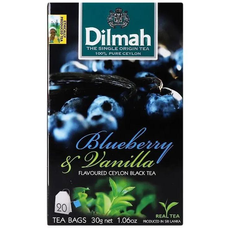 Чай чёрный Dilmah Blueberry&Vanilla 20 шт фото 1