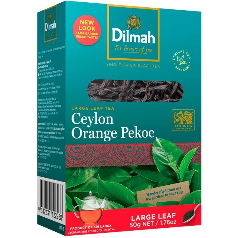 Чай Dilmah Крупный лист 50 г фото 1