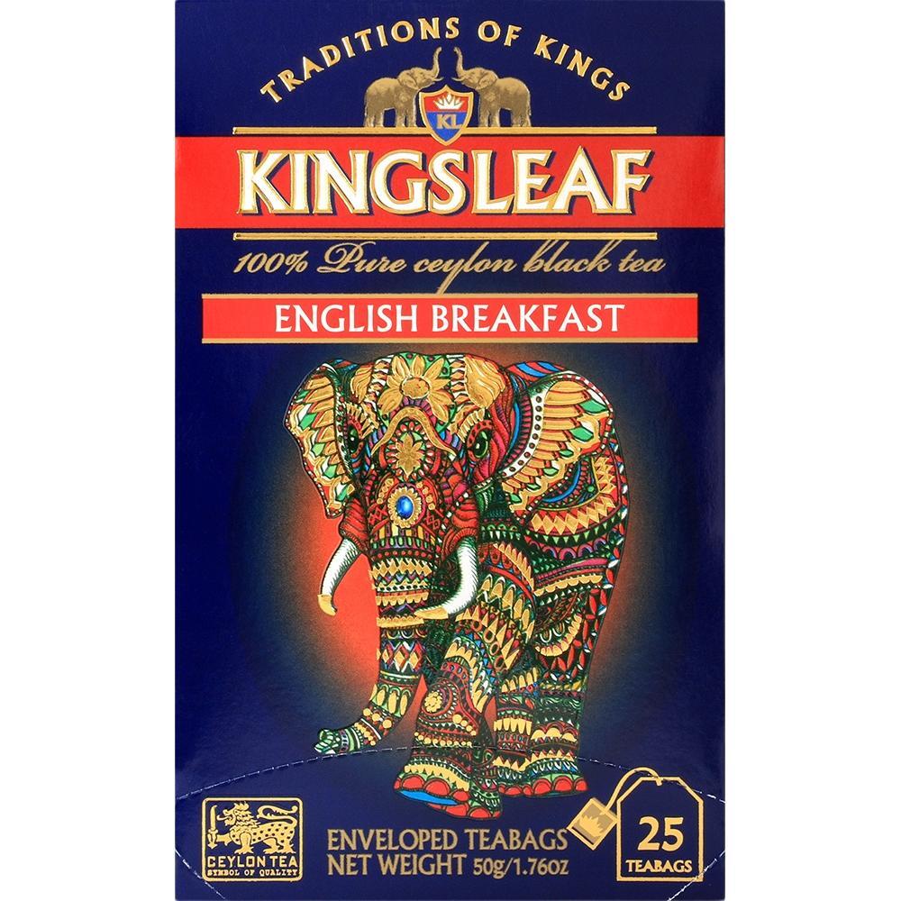 Чай чёрный Kingsleaf English breakfast конверт 25 шт фото 1