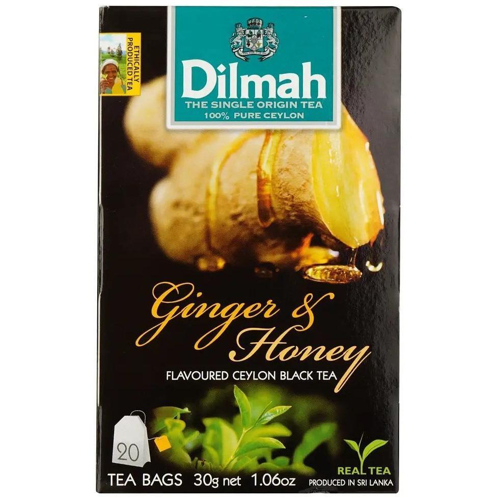 Чай чёрный Dilmah Ginger&Honey 20 шт фото 1