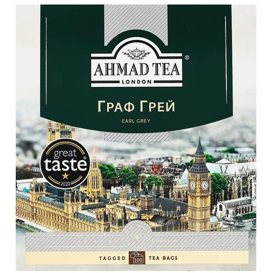 Чай Ahmad tea Граф Грей 100 шт фото 1