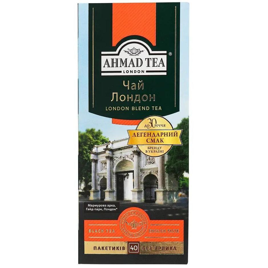 Чай чёрный Ahmad Tea Лондон байховый 40 шт фото 1