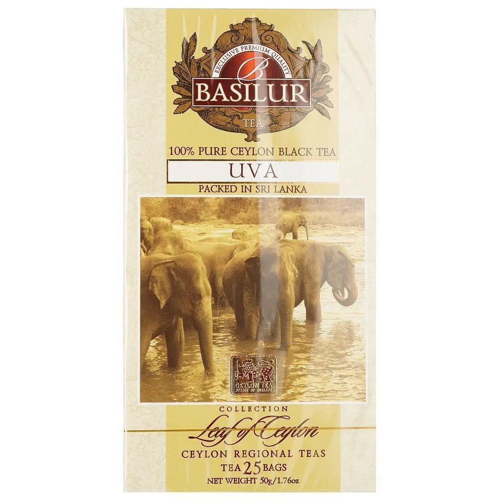 Чай чёрный Basilur Uva без конверта 25 шт фото 1