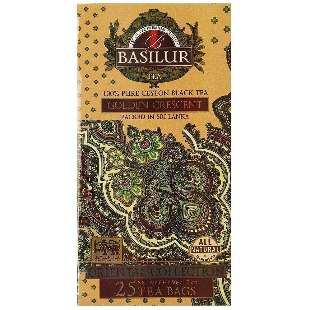 Чай чёрный Basilur Oriental Golden crescent 25 шт фото 1