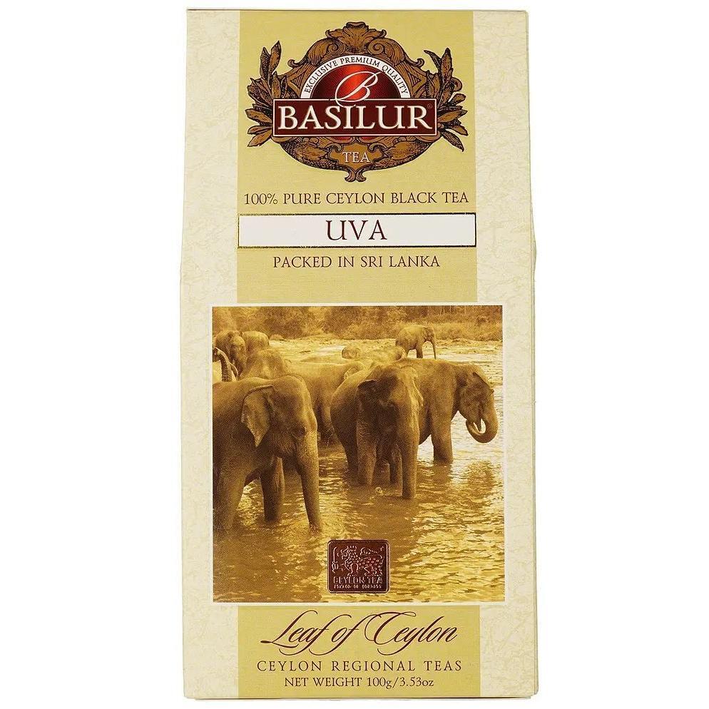 Чай чёрный Basilur Uva цейлонский 100 г фото 1