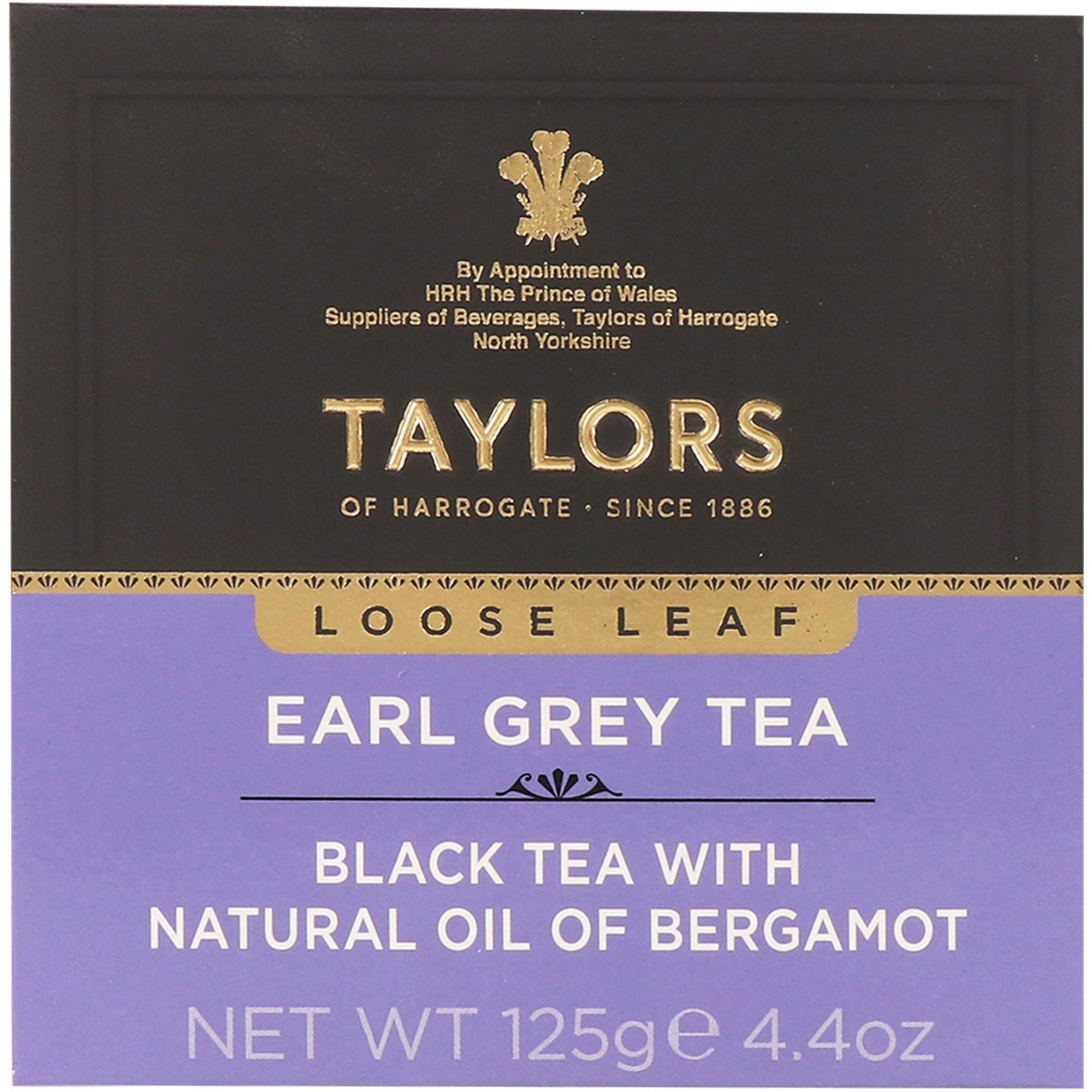 Чай чёрный Taylors of Harrogate Earl Grey 125 г фото 1