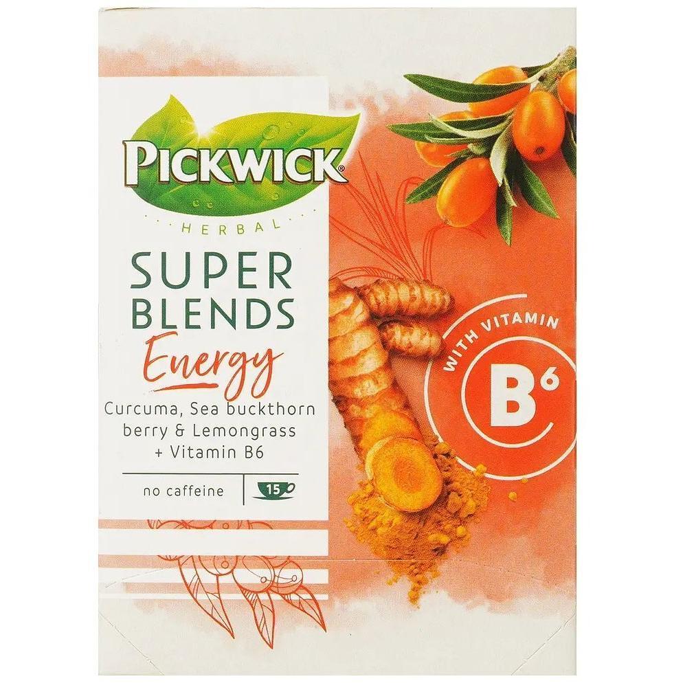 Травяной чай Pickwick витаминный лемонграсс 15 шт фото 1