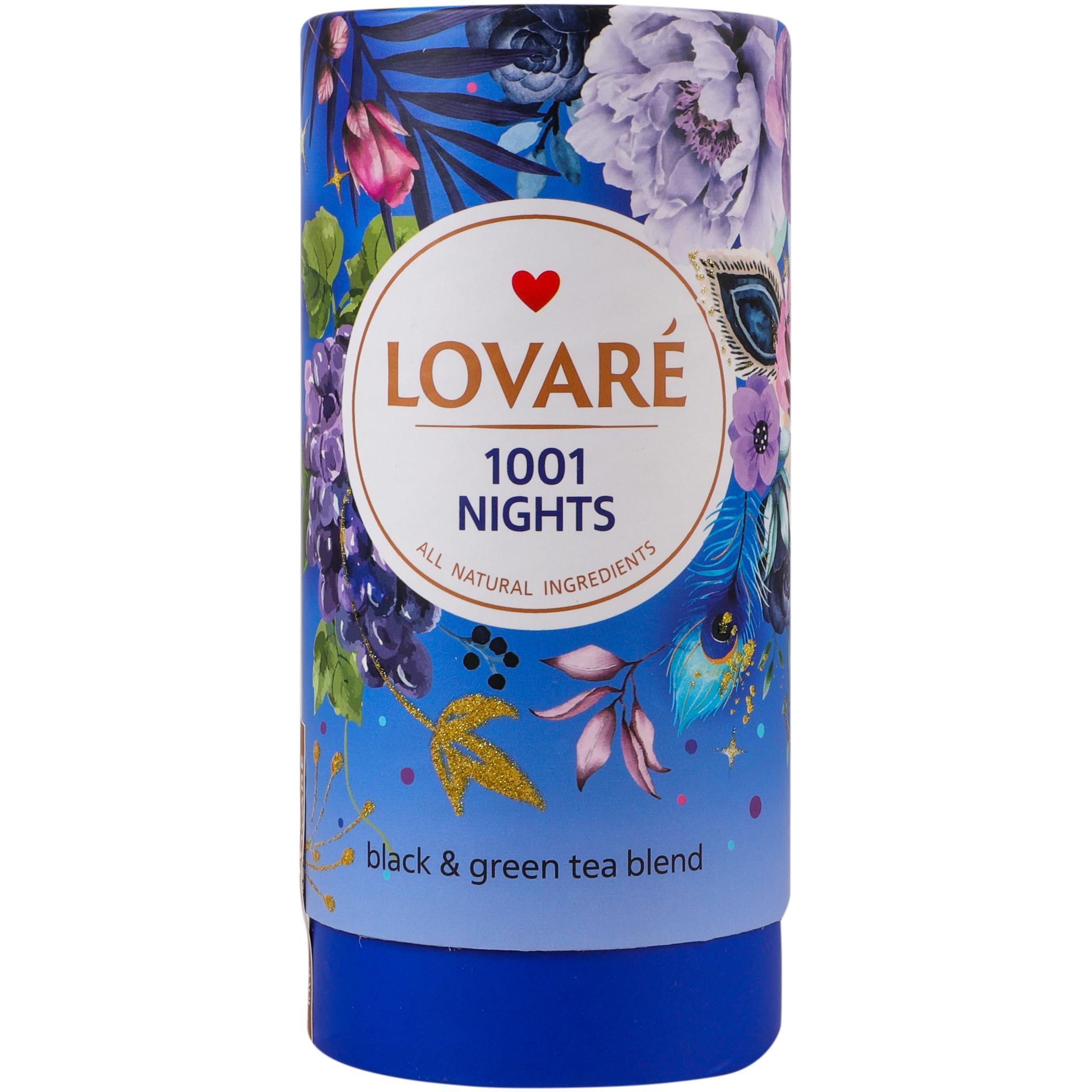 Чай черный и зеленый Lovare 1001 Nights листовой 80 г фото 1