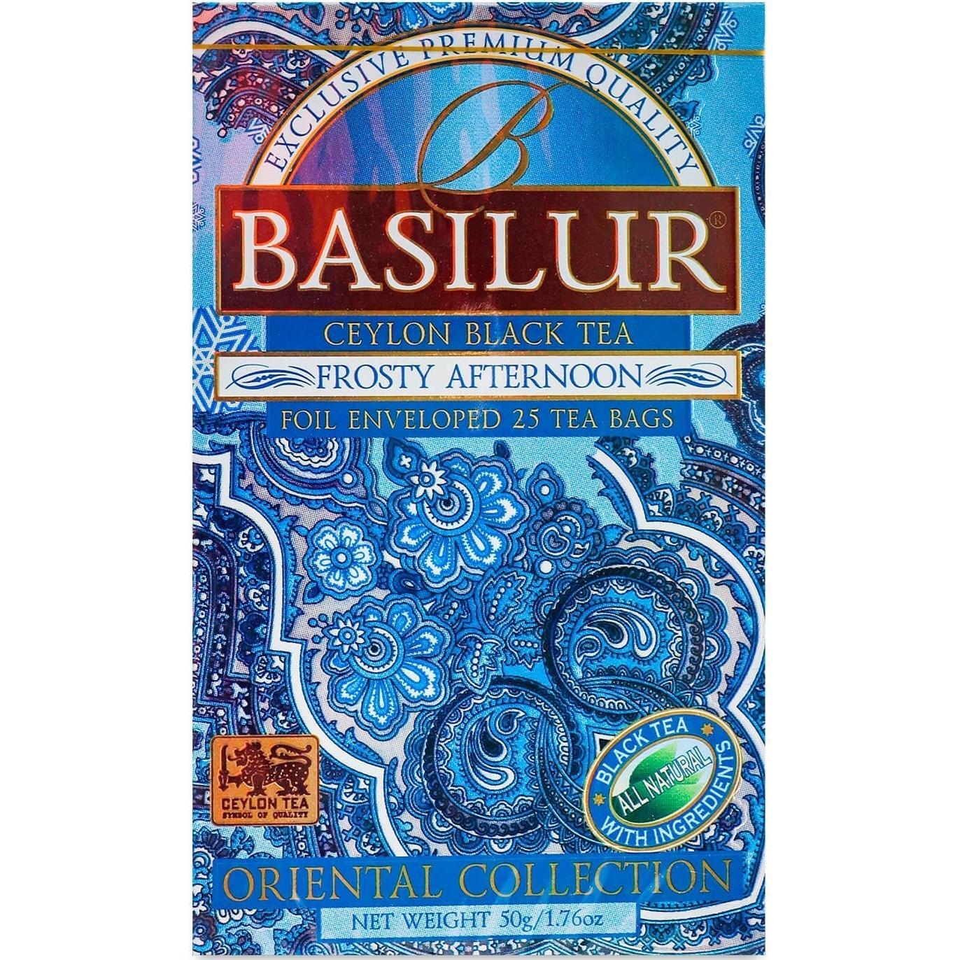Чай чёрный Basilur Oriental Frosty afternoon 25 шт фото 1