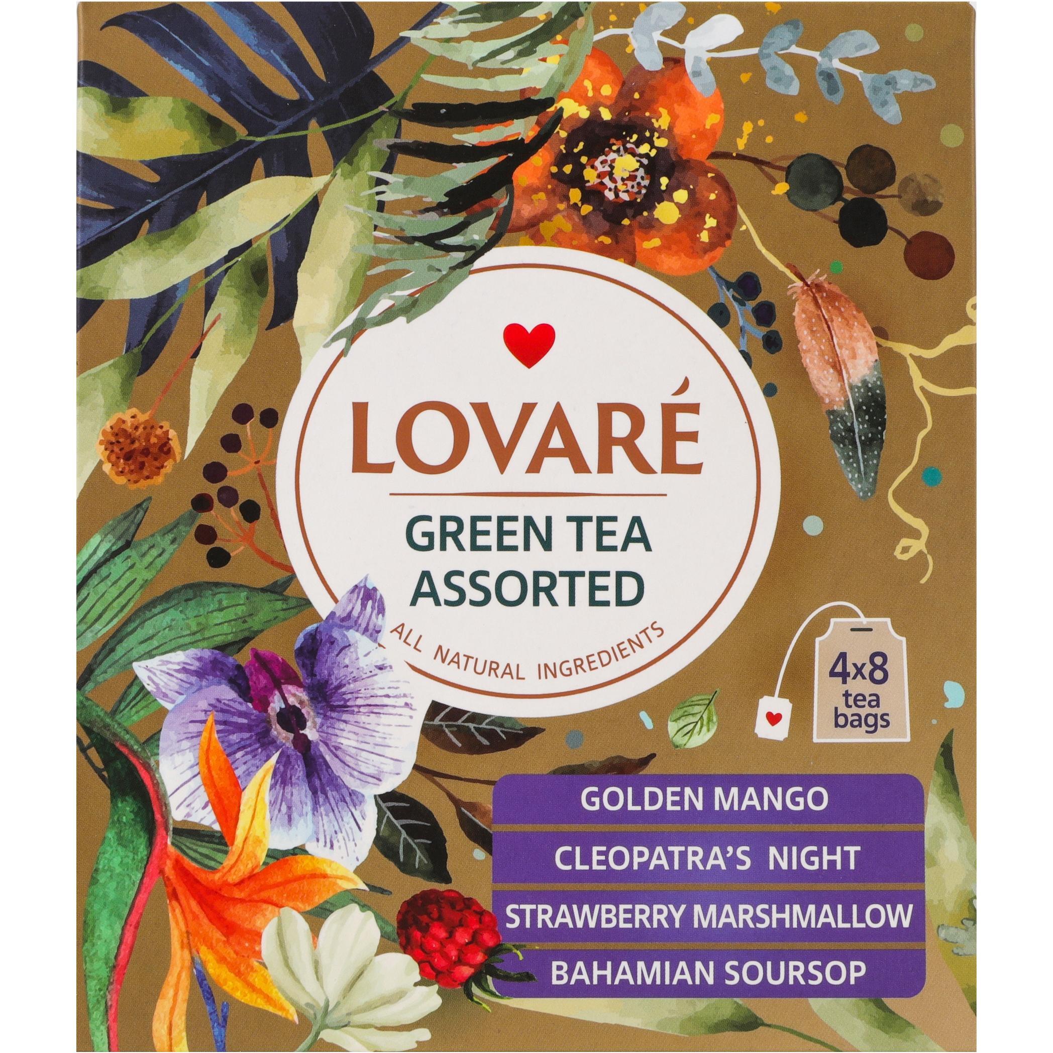 Чай зелёный Lovare Assorted 32 шт фото 1