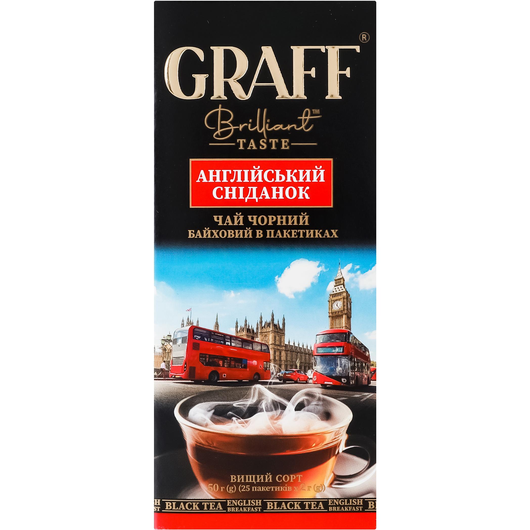 Чай чёрный Graff Английский завтрак 25 шт фото 1