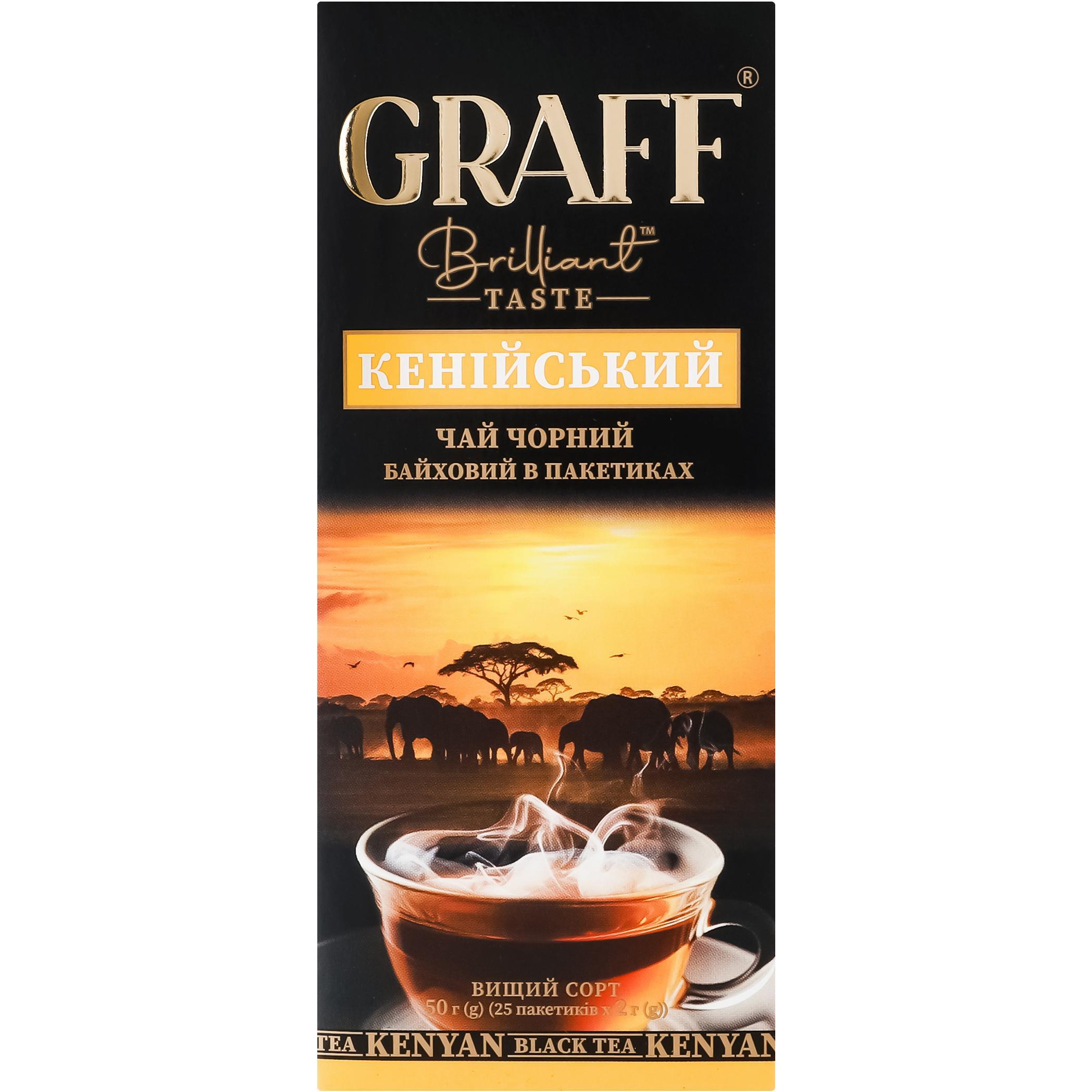 Чай чёрный Graff Кения 25 шт фото 1