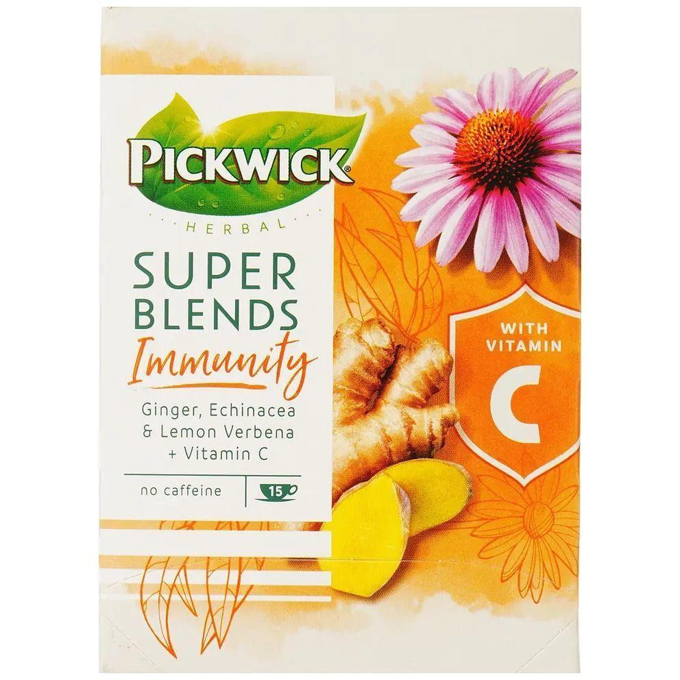 Травяной чай Pickwick витаминный вербена-эхиноцея 15 шт фото 1