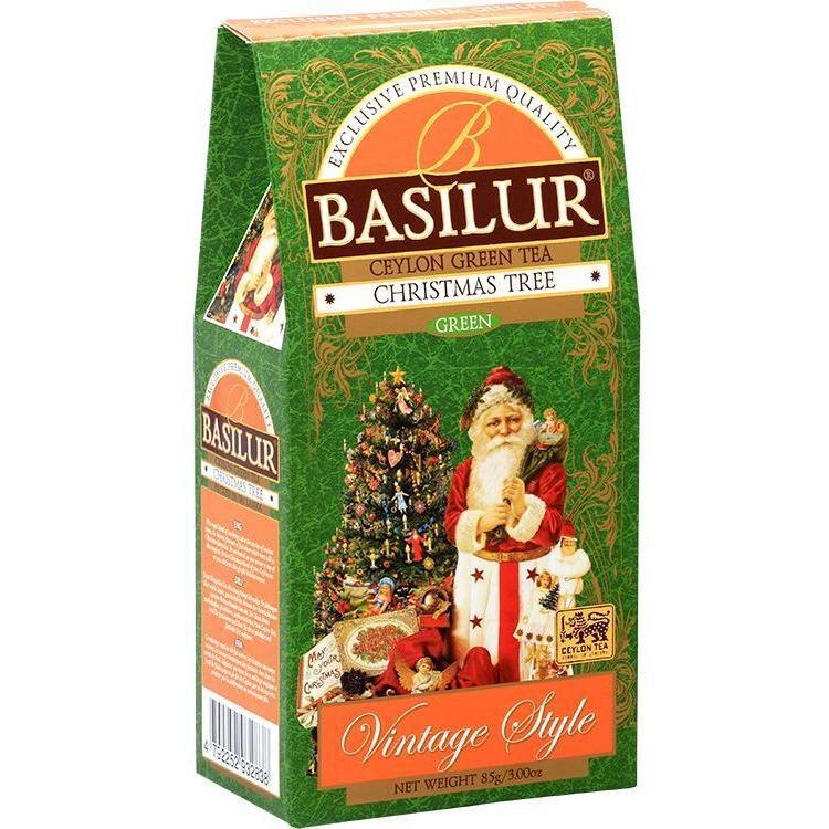 Чай зелёный Basilur Ялинка коллекция винтаж 85 г фото 1