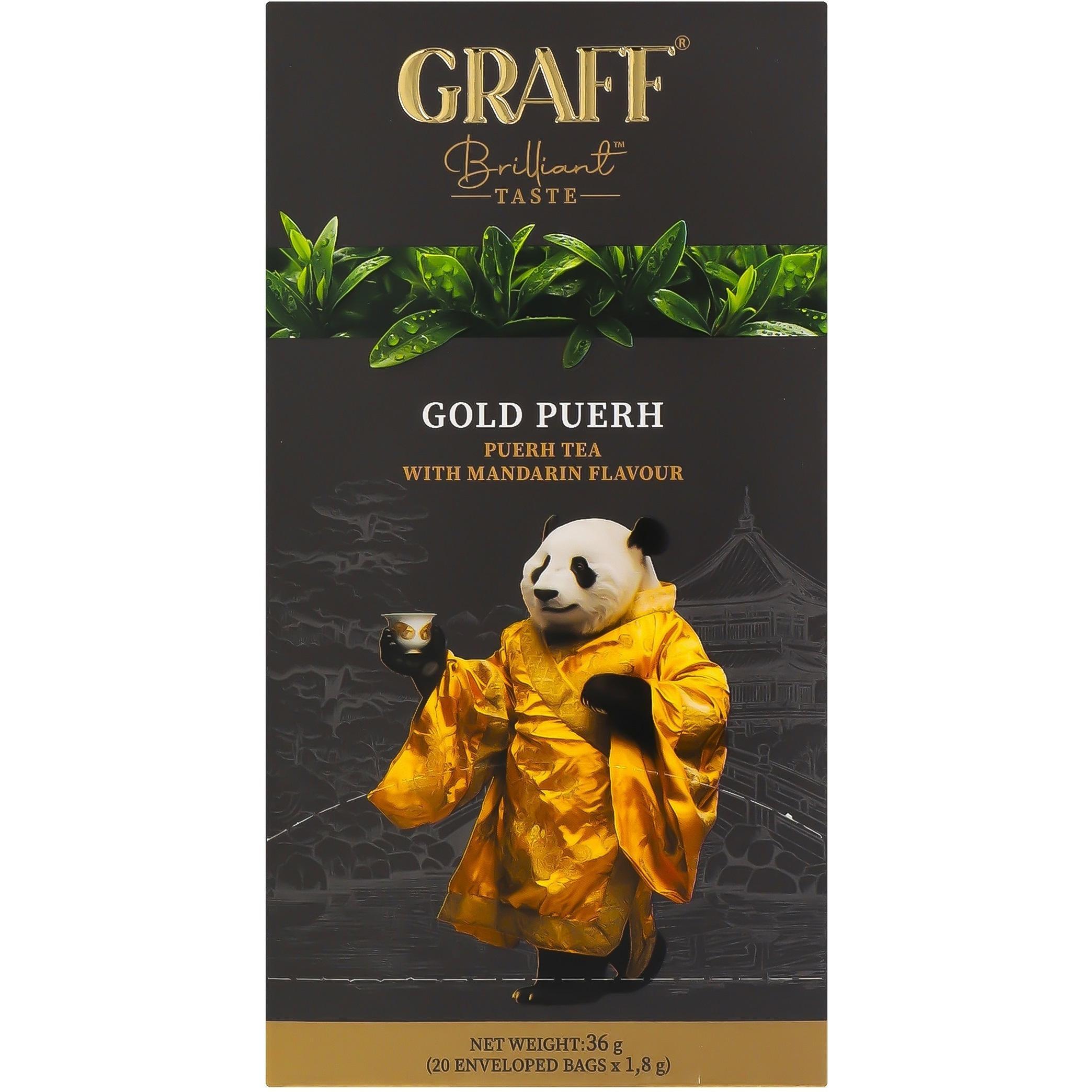 Чай Graff Золотой Пуэр с ароматом мандарина 20 шт фото 1