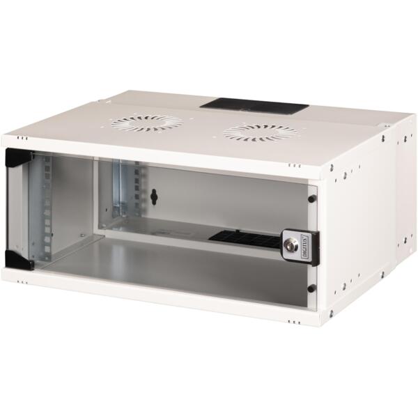 

Шкаф DIGITUS 19" 4U Soho Pro 240 X 540 X 400 мм 60Kg (DN-49200)