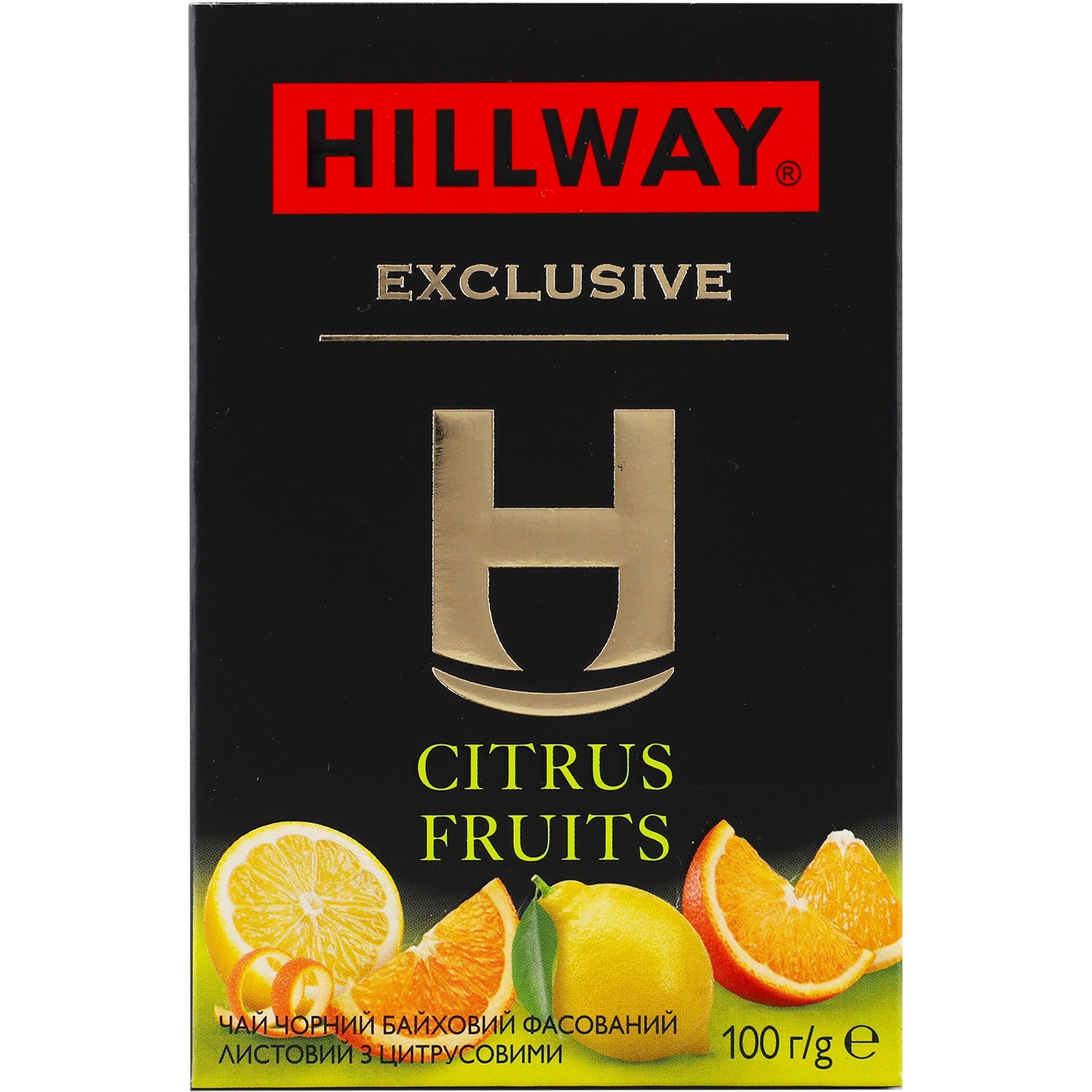 Чай чёрный Hillway Exclusive Citrus fruits 100 г фото 1