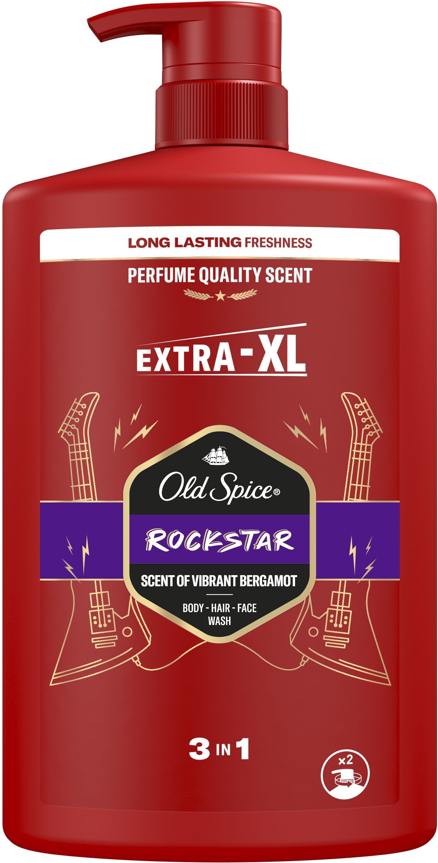 Гель для душа и шампунь Old Spice Rockstar 1000 мл фото 1