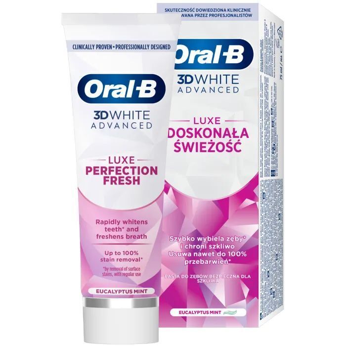 Зубная паста Oral-B 3D White Advanced Luxe Glamour White 75 мл фото 1