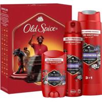 Набір Old Spice Твердий дезодорант 50 мл + Аерозольний дезодорант 150 мл + Гель для душу Nightpanther 250 мл