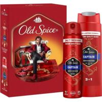 Набір Old Spice Аерозольний дезодорант Captain 150 мл + Гель для душу 3 в 1 Captain 250 мл