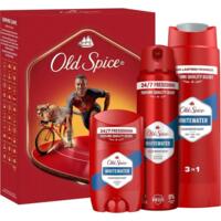 Набір Old Spice Твердий дезодорант 50 мл + Аерозольний дезодорант 150 мл + Гель для душу Whitewater 250 мл