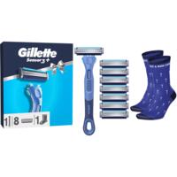 Набор Gillette Sensor 3 Plus Comfort Бритва с 8 сменными кассетами