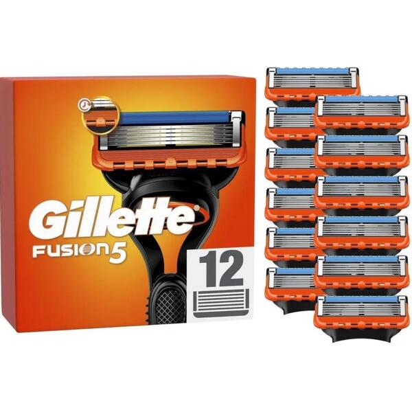 

Сменные кассеты для бритья Gillette Fusion 12 шт