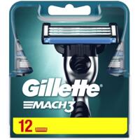 Сменные кассеты для бритья Gillette Mach 3 12 шт