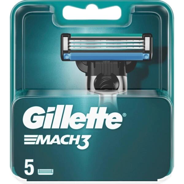 

Сменные кассеты для бритья Gillette Mach 3 5 шт