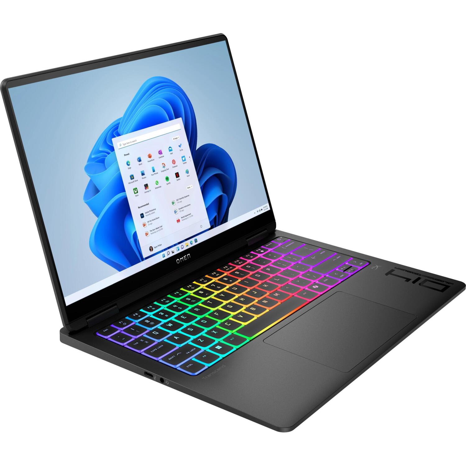 Ноутбук HP OMEN Transcend 14-fb1007ua Shadow Black (C3US4EA)фото