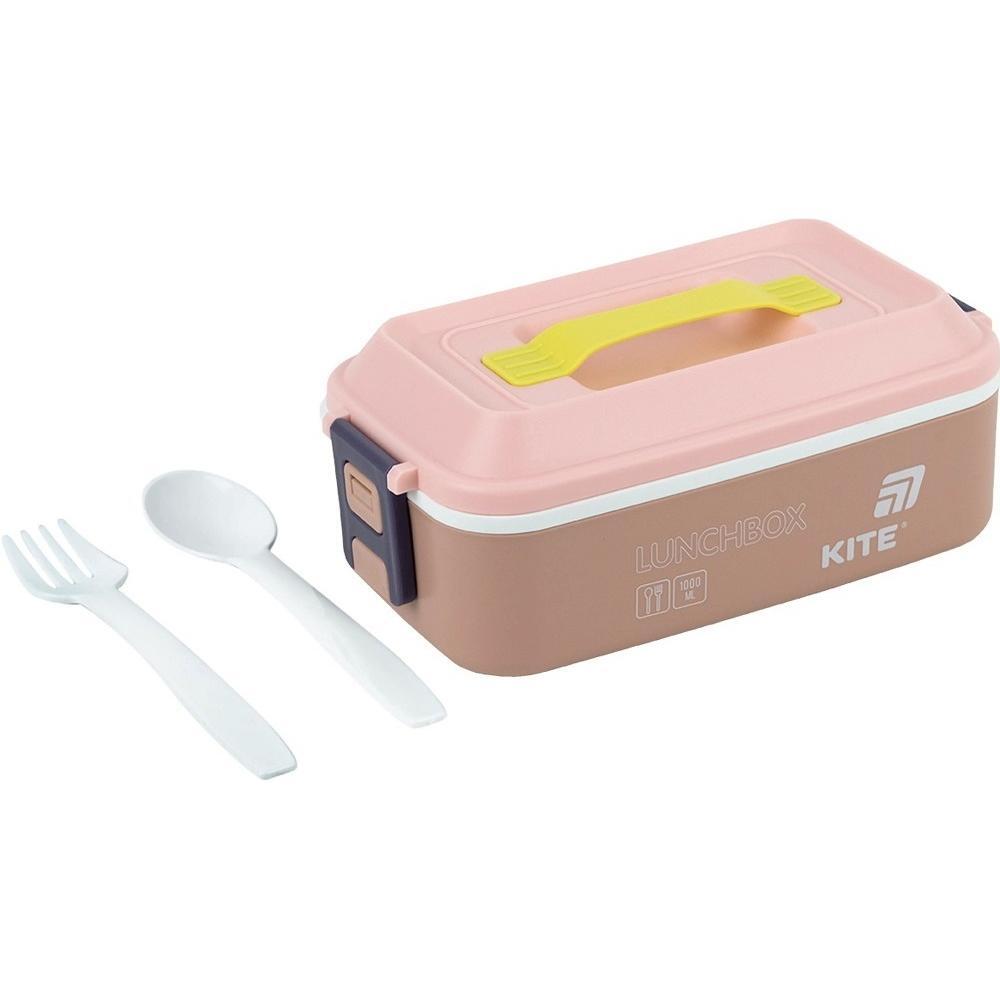 Ланчбокс Kite K25-1183-1, 1000 мл, бежевий (K25-1183-1)фото1