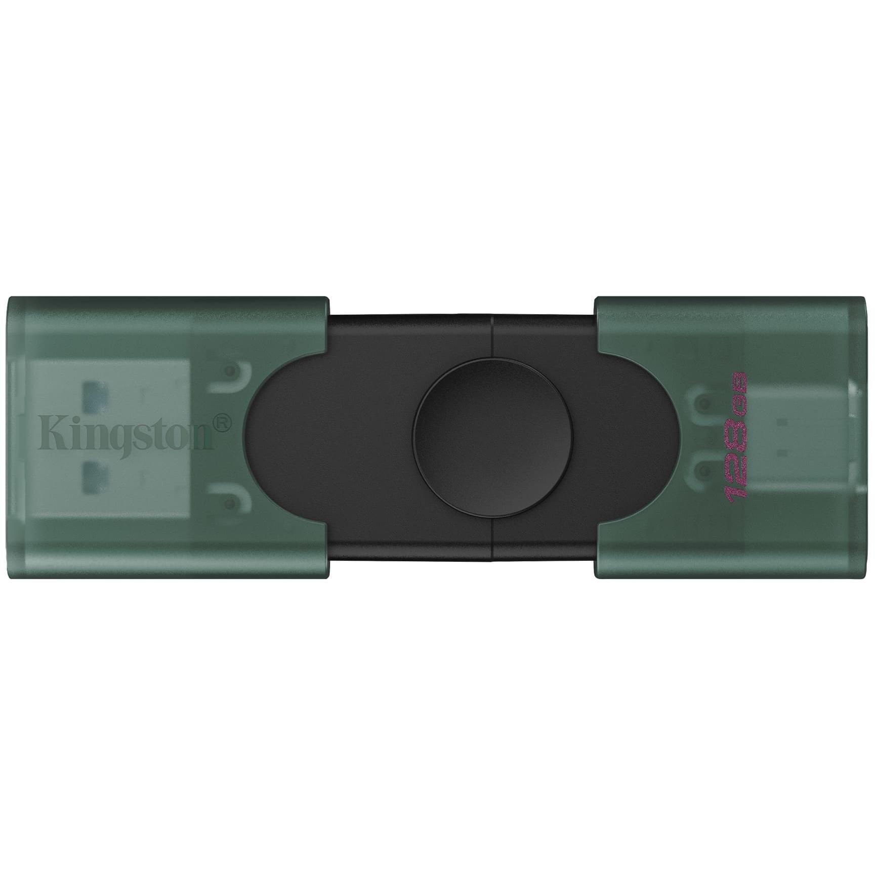 Накопитель Kingston 128GB USB 3.2 Type-A + Type-C DT DuoG2 (DTDEG2/128GB) фото 1
