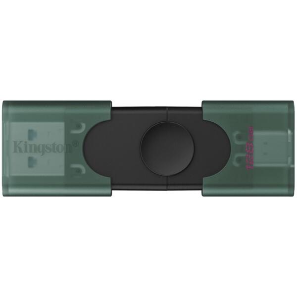 Накопитель Kingston 128GB USB 3.2 Type-A + Type-C DT DuoG2 (DTDEG2/128GB)