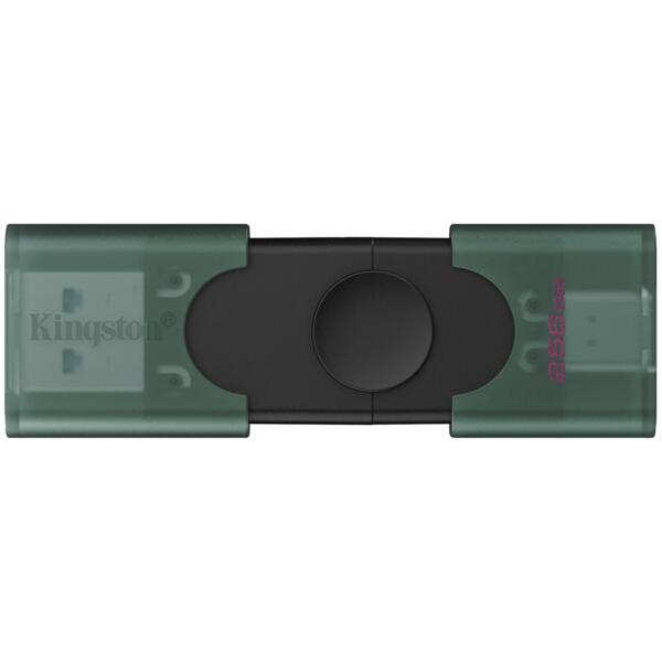 

Накопитель Kingston 256GB USB 3.2 Type-A + Type-C DT DuoG2 (DTDEG2/256GB)