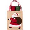 Подарочный набор полотенечек в мешочке Ardesto Christmas Santa 38х63см, 2шт (ART3863HSB)