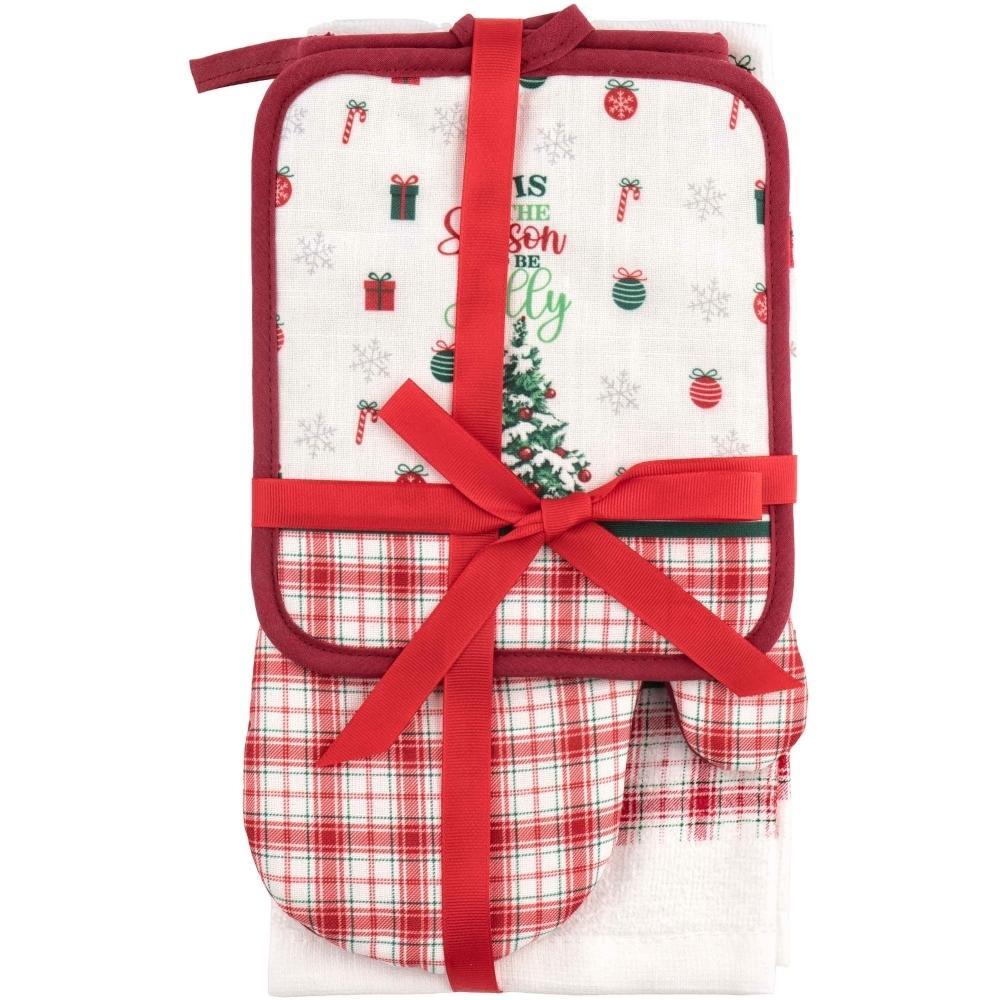 Подарунковий набір для кухні ARDESTO Christmas Tree, 3шт (ART14HTR)фото1