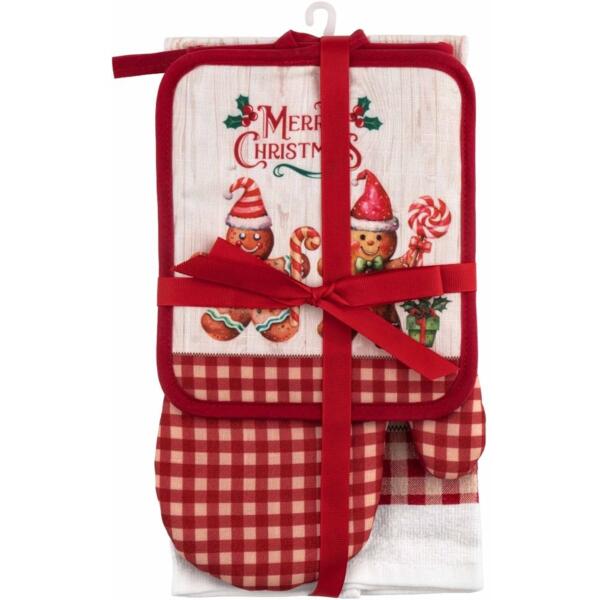 

Подарочный набор для кухни Ardesto Christmas Gingerbread, 3шт (ART14HGR)