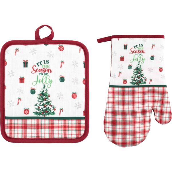

Набор прихваток для кухни Ardesto Christmas Tree 18х20см, 18х30см, зеленый (ART14HT)