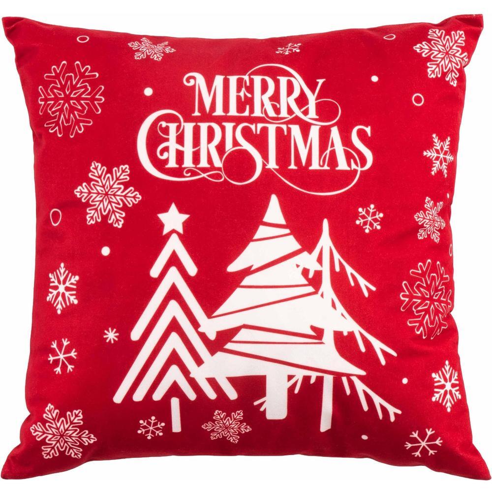 Подушка ARDESTO Christmas 45х45см, красный (ART1032HT) фото 1