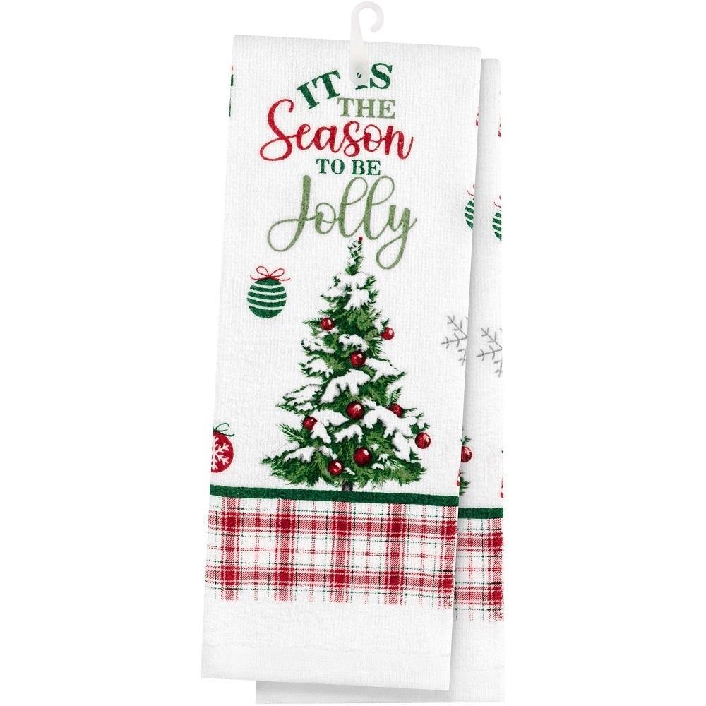 Набір рушників для кухні ARDESTO Christmas Tree 38х63см, 2шт, зелений (ART3863HT)фото1