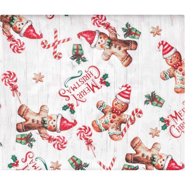 Скатерть Ardesto Christmas Gingerbread 120х140см, красный (ART07HG)