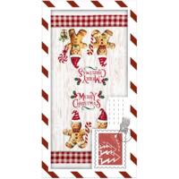 Подарочный набор полотенечек в коробке Ardesto Christmas Gingerbread 38х63см, 2шт (ART3863HGB)