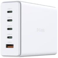 Сетевое зарядное устройство D-Link 240W GaN 4хUSB-С, 1xUSB-A, White (DCF-241)